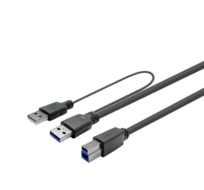Vivolink USB 3.0 Active 12,5m Copper Cable A male - B male 12.5m (compatible with USB 2.0 & USB 3.0) - W128485039