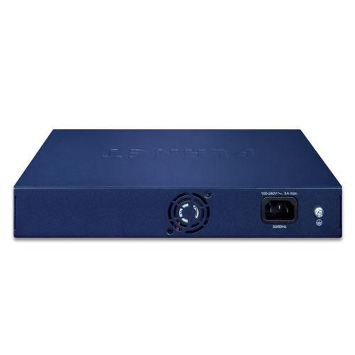 Planet 24-Port 10/100TX 802.3at PoE + 2-Port 10/100/1000T + 1-Port Shared 1000X SFP Desktop Switch (185 Watts) - W126900608