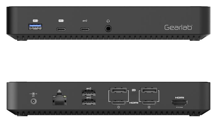 eSTUFF Triple 4K USB-C Hybrid Docking Station(Gearlab box) - W126878471
