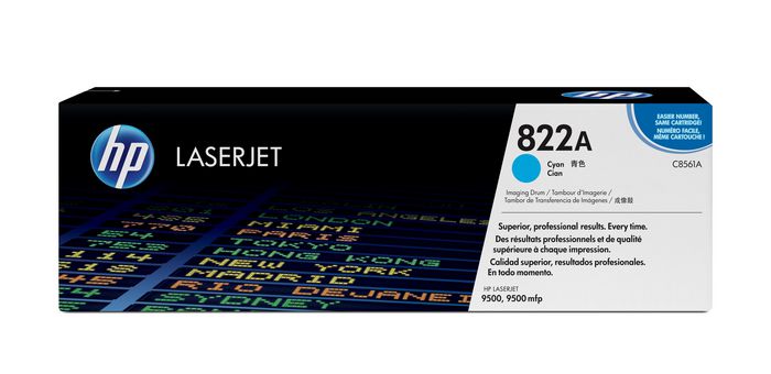 HP 822A Cyan LaserJet Imaging Drum, ~40000 pages - W125246628
