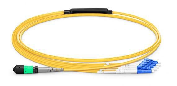 Lanview Optical Fibre Cable, MTP Female -  Male, Singlemode, LC/UPC, OS2 (Erica Violet), 5 m - W126920102