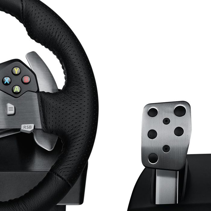 Logitech Driving Force G920 Steering Wheel and Pedals, 941-000123 (Steering  Wheel and Pedals f/PC and Xbox One)