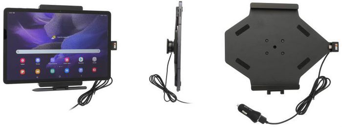 Brodit Active holder with cig-plug (inc: USB-cable, USB: 3.0A + 2.4A.12/24 Volt, pen holder) - W126815466