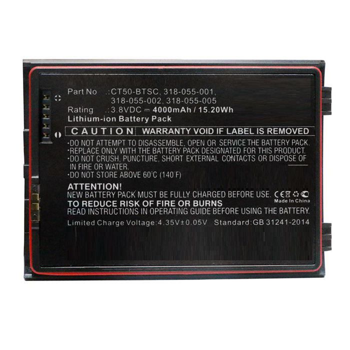 CoreParts Battery for Honeywell, Dolphin Barcode Scanner 15.20Wh Li-ion 3.8V 4000mAh Black for CT40, CT40XP, CT40, CT40XP - W126388946
