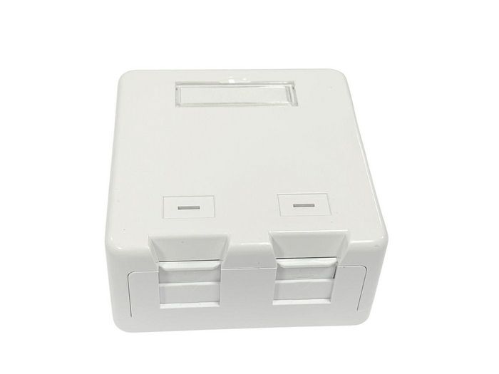 Lanview Surface mount box for 2 x RJ45 jack - W125941366