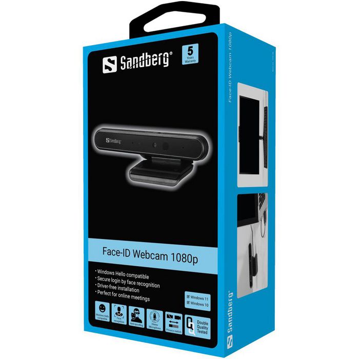 Sandberg Face-ID Webcam 1080p - W126797902