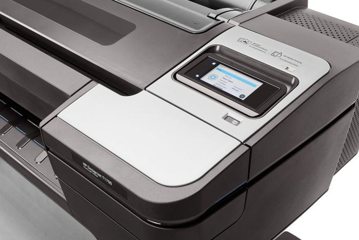 HP HP DesignJet T1700dr 44-in Printer, Thermal inkjet, 1118 x 1676, 2400 x 1200dpi - W124978297