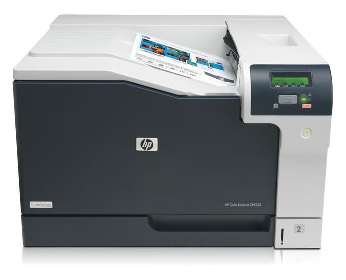 HP Color LaserJet Professional CP5225 Printer, Laser, 600 x 600 DPI, 20 ppm, A3, 540 MHz, 192 MB, LCD - W124347433