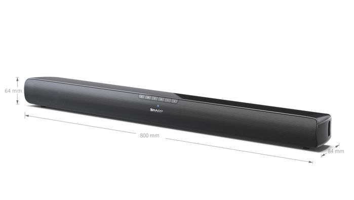 Sharp 2.0 Soundbar With HDMI & Bluetooth - W126997696