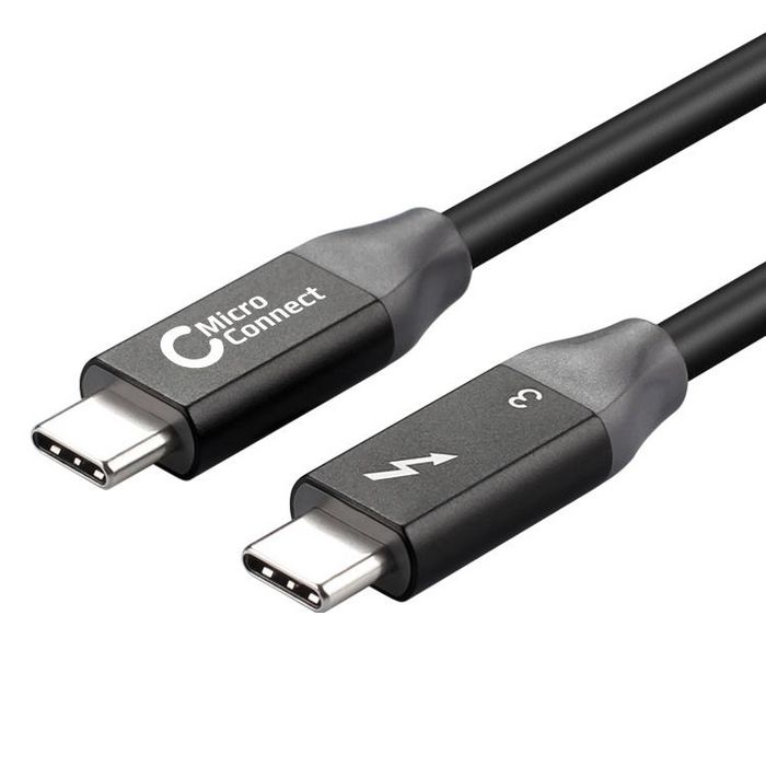 MicroConnect Thunderbolt 3 Cable, 1m, 20 Gbits/s - W124875761