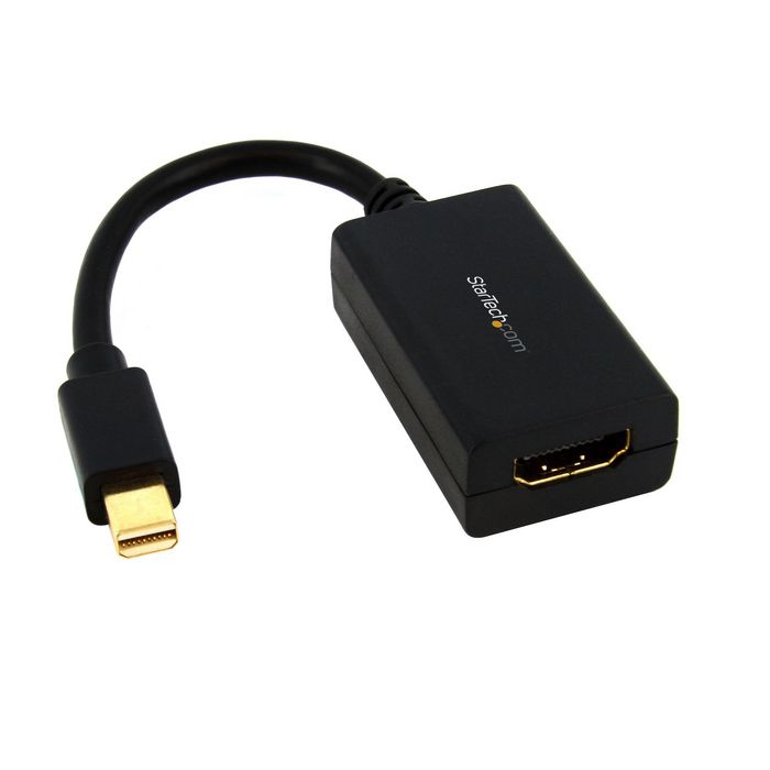 StarTech.com StarTech.com Mini DisplayPort to HDMI Adapter - mDP to HDMI Video Converter - 1080p - Mini DP or Thunderbolt 1/2 Mac/PC to HDMI Monitor/Display/TV - Passive mDP 1.2 to HDMI Adapter Dongle (MDP2HDMI) - W124663364