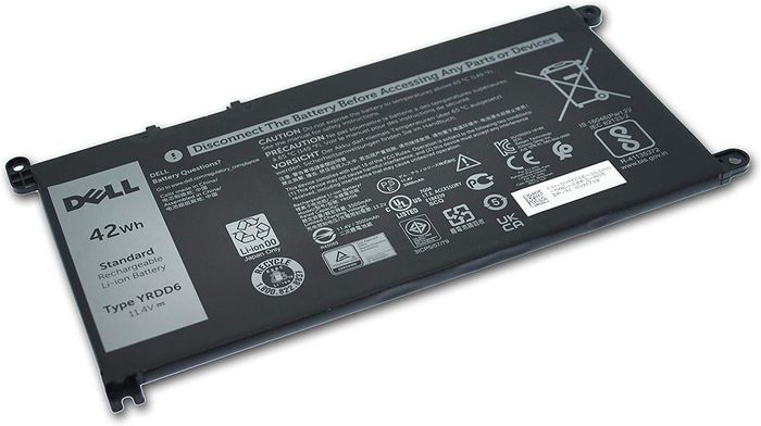 Dell Dell Battery, 42 WHR, 3 Cell, Lithium Ion - W125720941