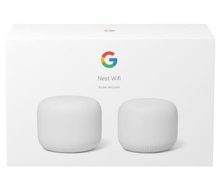 Google Nest Wifi - Wi-Fi system (router, extender) up to 210 sq.m mesh GigE 802.11a/b/g/n/ac Dual Band - W125947853