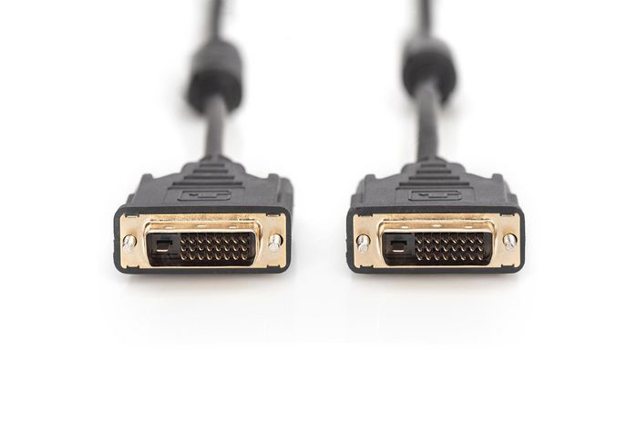 Digitus DVI connection cable, DVI(24 1), 2x ferrit M/M, 2.0m, DVI-D Dual Link, bl - W125481168