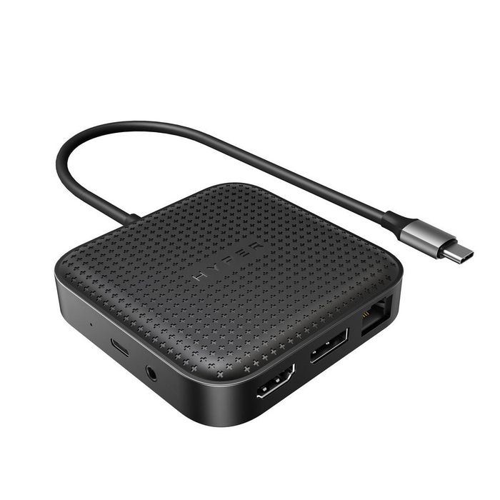 Hyper HD583-GL notebook dock/port replicator Docking USB 3.2 Gen 1 (3.1 Gen 1) Type-C Black - W127021099