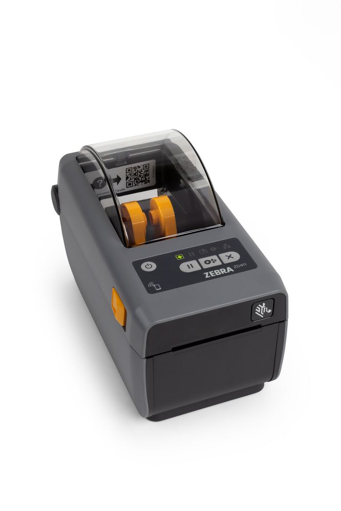 Zebra Direct Thermal Printer ZD411;300 dpi, USB, USB Host,Modular Connectivity Slot, WiFi,BT4, EU/UK Cords - W127021412
