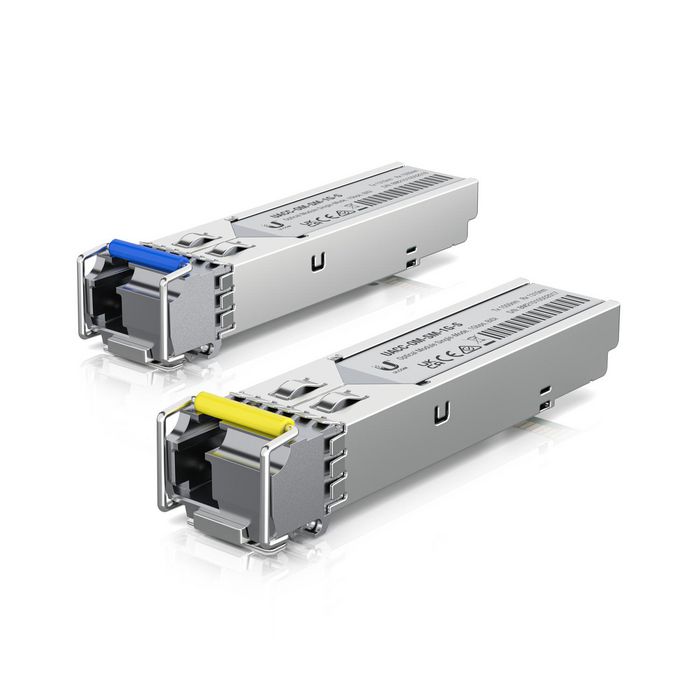 Ubiquiti UACC-OM-SM-1G-S-2 network transceiver module Fiber optic 1250 Mbit/s SFP - W127021413
