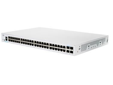 Cisco CBS350-48T-4G-EU commutateur réseau Géré L2/L3 Gigabit Ethernet (10/100/1000) Argent - W127023611