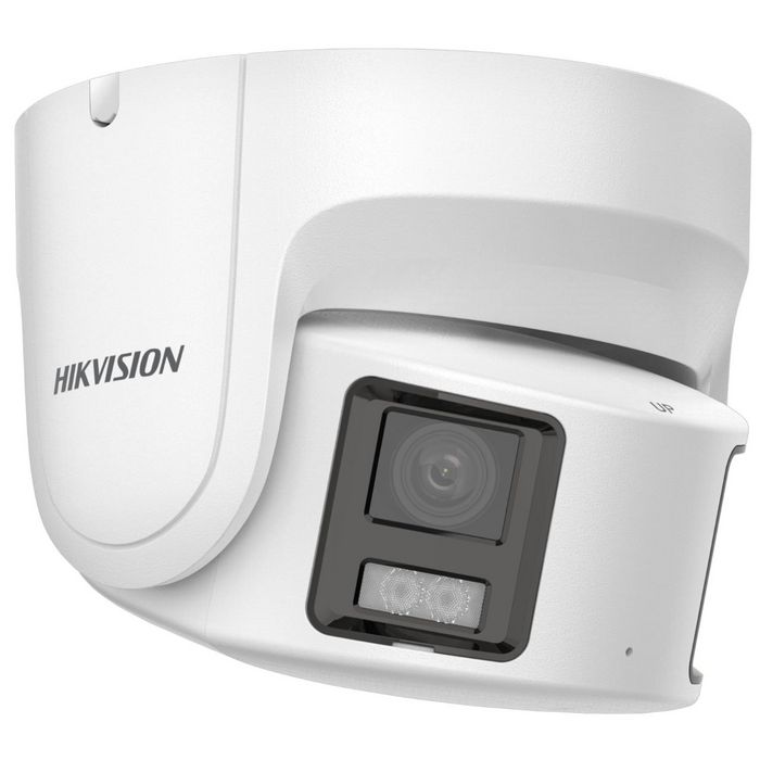 Hikvision Câmara IP turret 8M 4K Panoramic ColorVu 4mm WDR H.265+ IP67 12V/PoE. Áudio, alarme, micro, luz branca 30m - W127001741