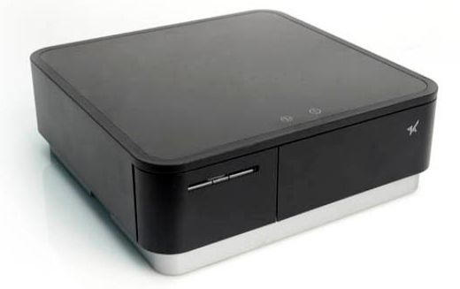 Star Micronics mPOP10CI BLK E+U PRINTER.Combined cash drawer and 2"printer,Black,USB-C with “Data & Charge” for iOS - W127034644