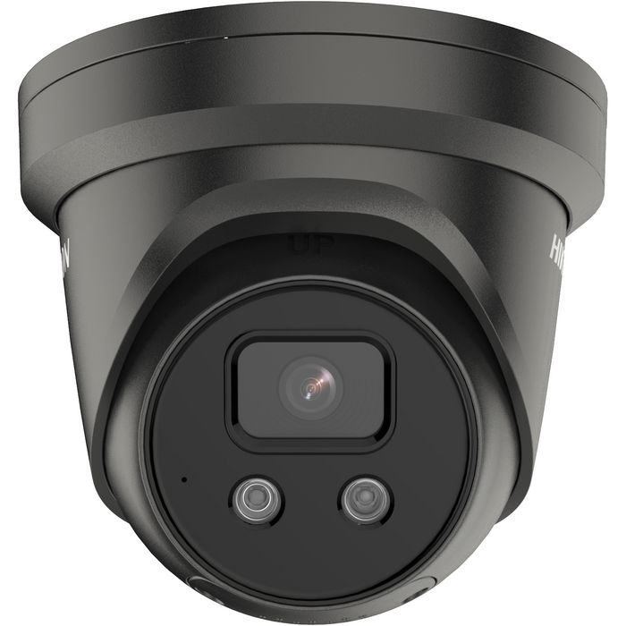 Hikvision 4K Black AcuSense Strobe Light and Audible Warning Fixed Turret Network Camera 2.8mm - W126170648