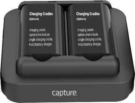 Capture 2 slot charging cradle for Eagle Pistol Grip batteries - W127032290