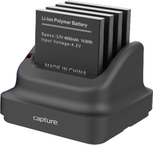 Capture 4 slot charging cradle for Eagle Terminal main batteries - W127032292