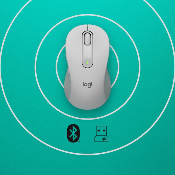 Logitech Signature M650 L Wireless Mouse - OFF-WHITE - EMEA - W126823350