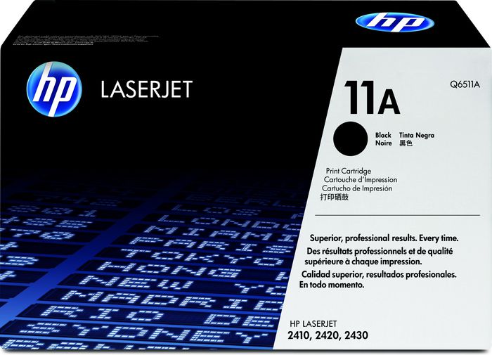 HP 11A Black Original LaserJet Toner Cartridge - W125190059