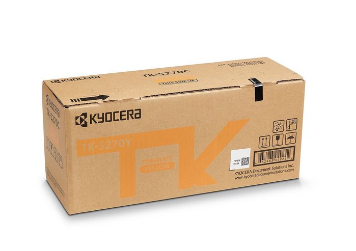 Kyocera TK-5270Y toner cartridge 1 pc(s) Original Yellow - W127040982