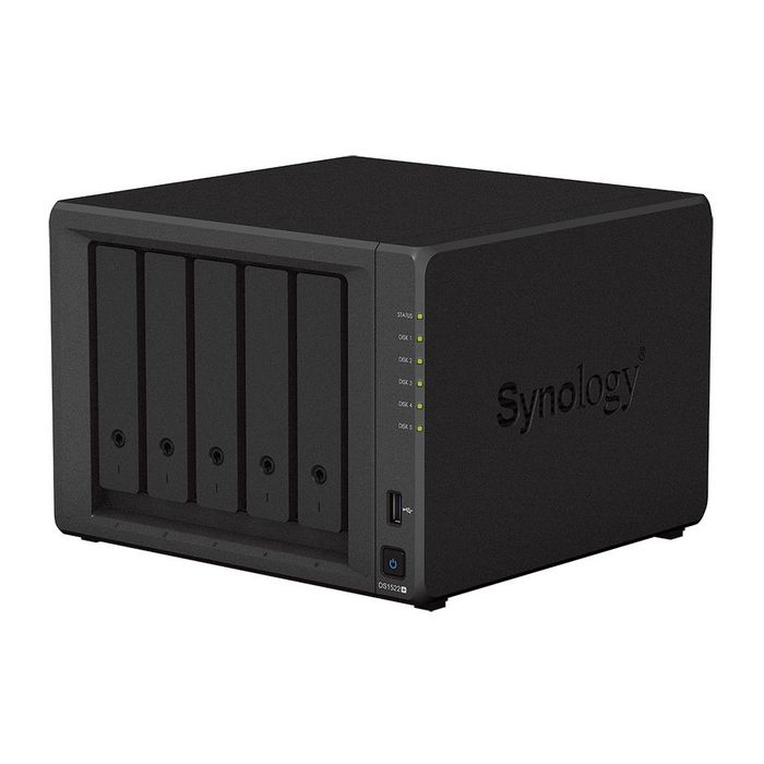 Synology DiskStation DS1522+ 5-bay NAS, 8 GB DDR4 ECC SODIMM (expandable up to 32 GB) - W126923591