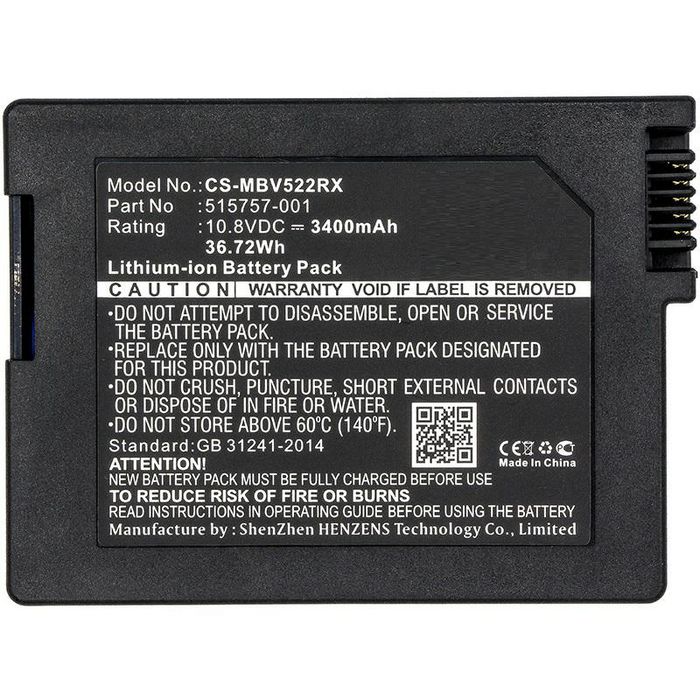 CoreParts Battery for Cable Modem 36.72Wh Li-ion 10.8V 3400mAh Black for Motorola Cable Modem SBV5220, SBV5221, SBV5222, Surfboard Digital Voice Modem , SURFboard SBV5222 - W125989645