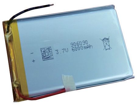 CoreParts Battery for Custom Battery Packs 22.20Wh Li-Pol 3.7V 6000mAh Silver for Custom Battery Pack Custom Battery Packs - W125990162