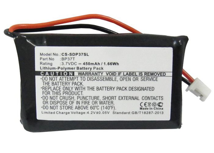 CoreParts Battery for Dog Collar 1.66Wh Li-Pol 3.7V 450mAh Black for Dogtra Dog Collar DA210, iQ plus remote Transmitter, iQ Transmitter, Transmitter iQ - W125990253