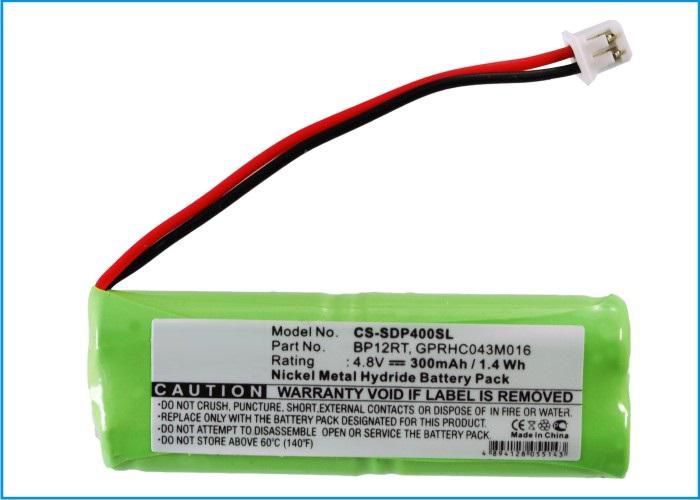 CoreParts Battery for Dog Collar 1.44Wh Ni-Mh 4.8V 300mAh Green, for Dogtra Dog Collar 1500NCP, 175NCP Transmitter, 1900NCP, 1902NCP, 200NCP Transmitter, 202NCP Transmitter, 280NCP Transmitter, 282NCP Transmitter, Receiver 1100NC, Receiver 1200, Receiver 1500, Receiver 1600 - W125990254