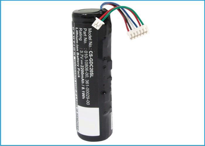 CoreParts Battery for Dog Collar 8.14Wh Li-ion 3.7V 2200mAh Black for Garmin Dog Collar Astro System DC20, DC20, DC30, DC40, Dog Tracking DC 20 - W125990269