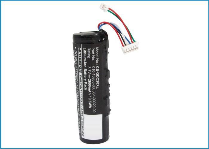 CoreParts Battery for Dog Collar 9.62Wh Li-ion 3.7V 2600mAh Black for Garmin Dog Collar Astro System DC20, DC20, DC30, DC40, Dog Tracking DC 20 - W125990270