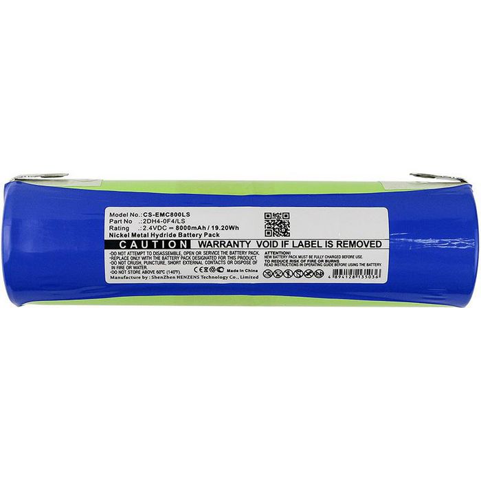 CoreParts Battery for Emergency Lighting 19.20Wh Ni-Mh 2.4V 8000mAh White for MACKWELL Emergency Lighting B613, B613/24, B624, B824 - W125990398