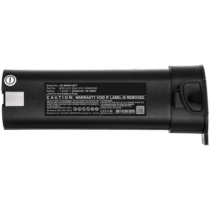 CoreParts Battery for Flashlight 38.48Wh Li-ion 7.4V 5200mAh Black for Monarch Flashlight Nova-Pro 100 LED Stroboscopes, Nova-Pro Stroboscopes, Tachometers - W125990694