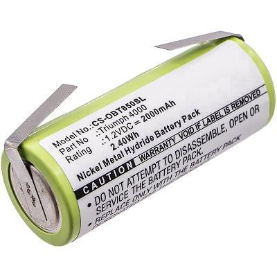 CoreParts Battery for Toothbrush 2.40Wh Ni-Mh 1.2V 2000mAh Green for Oral-B Toothbrush Triumph 4000 - W125994274