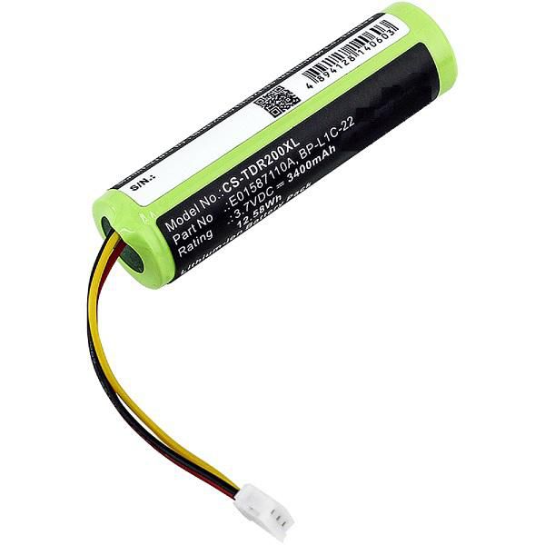 CoreParts Battery for Recorder 12.58Wh Li-ion 3.7V 3400mAh Green for Tascam Recorder MP-GT1 - W125993843