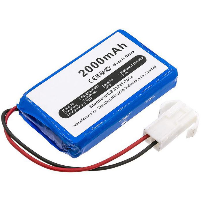CoreParts Battery for Cars 14.80Wh Li-Pol 7.4V 2000mAh Black for Brookstone Cars Rover Revolution - W125989700
