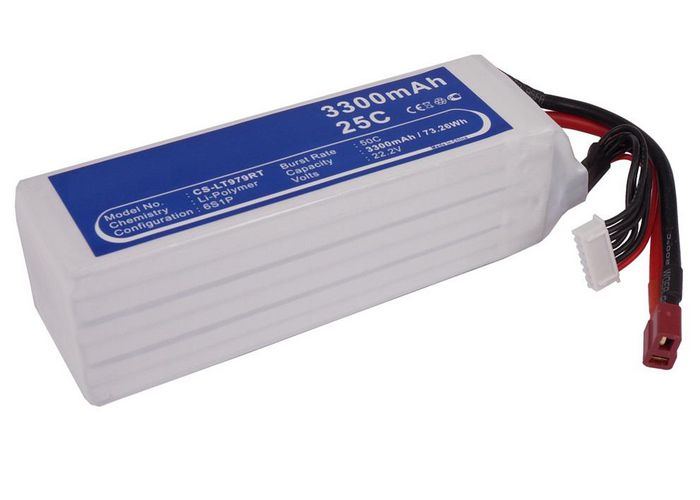 CoreParts Battery for Cars 73.26Wh Li-Pol 22.2V 3300mAh White for RC Cars LT979RT - W125989789