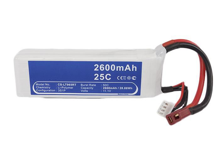 CoreParts Battery for Cars 28.86Wh Li-Pol 11.1V 2600mAh White for RC Cars LT965RT - W125989807