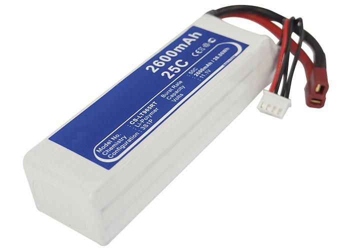 CoreParts Battery for Cars 28.86Wh Li-Pol 11.1V 2600mAh White for RC Cars LT965RT - W125989807