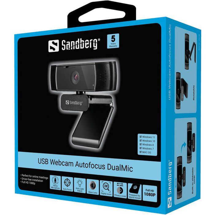 sandberg usb webcam autofocus