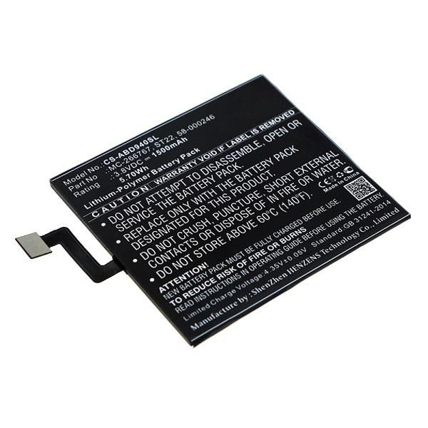 CoreParts Battery for Amazon Tablet 5.70Wh Li-Pol 3.8V 1500mAh Black for Amazon Tablet Kindle Paperwhite 10th Generat, Kindle Paperwhite 4 10th Gener, Kindle Paperwhite 4 2018, PQ94WIF - W125994093