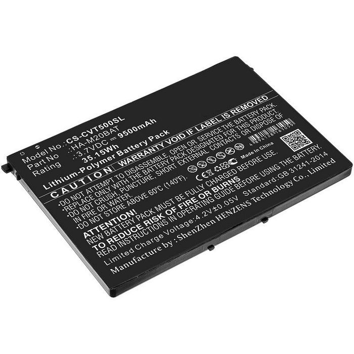 CoreParts Battery for Casio Tablet 35.15Wh Li-ion 3.7V 9500mAh Black for Casio Tablet V-T500 - W125994117