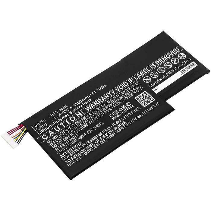CoreParts Laptop Battery for MSI 51WH Li-ion 11.4V 4.5Ah 0017F1-002, GF63, GF63 8RC MSI GS63VR 7RG - W125873187