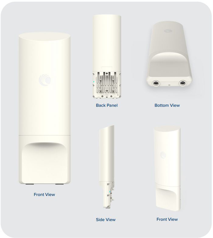 Cambium Networks Cambium Networks XV2-2T1 Wi-Fi 6 Outdoor Access Point, 120* Sector antenna - W126751573